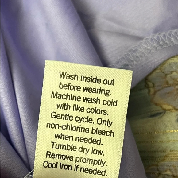 Lauren Conrad XS Flutter Sleeve Wrap Midi Dress Bouquet floral Prep Cottegecore - Picture 8 of 11